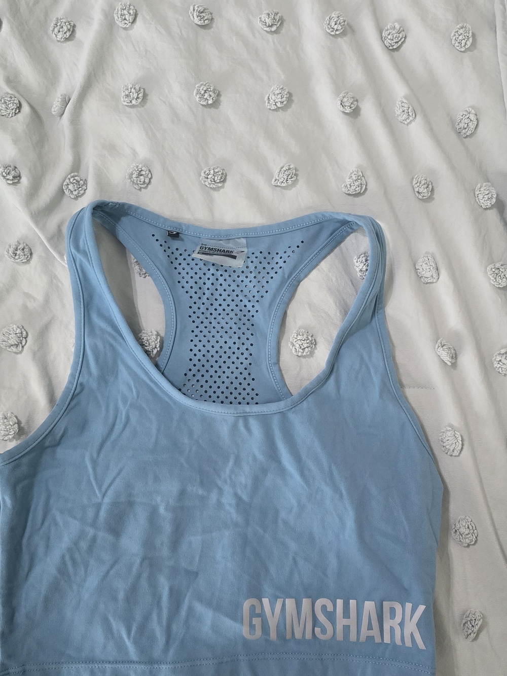 Gymshark Powder Blue Racerback Workout Top
